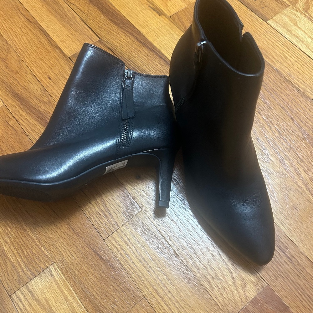 Leather boots